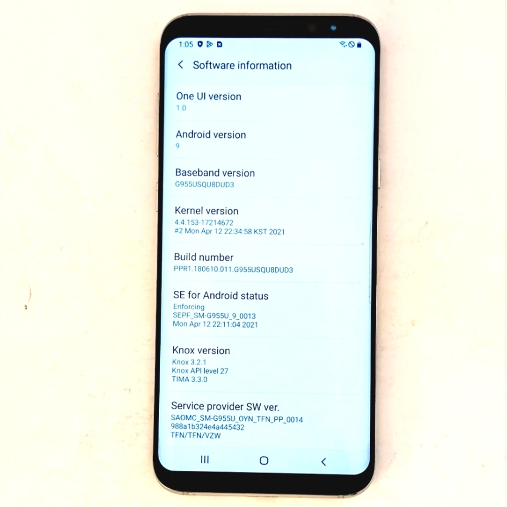 Galaxy S8+ Samsung TracFone  SM-G955U - 64GB  Smartphone - Picture 5 of 6